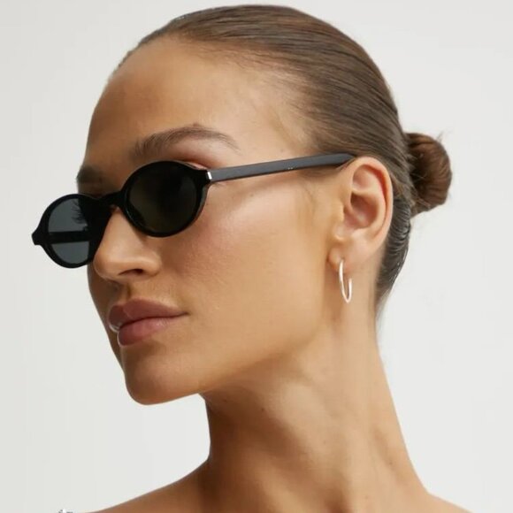 Saint Laurent Men Sunglasses Black Oval SL751 JEANNE 001 BRAND NEW - Picture 11 of 14